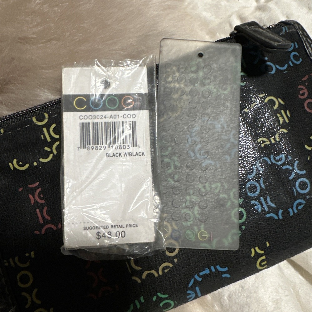 Coogi Australia Wallet Card Holder Multicolor Checkbook Snap Closure Pockets - Picture 12 of 12